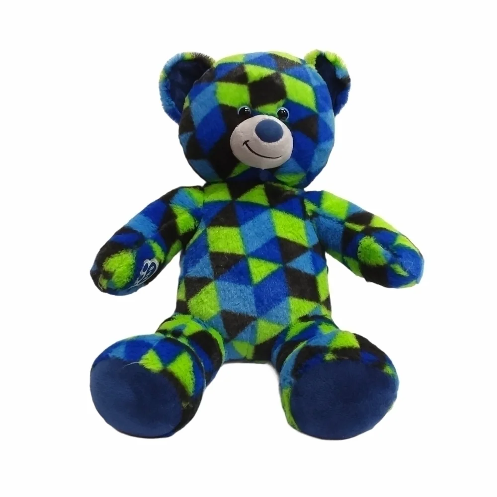 Build-A-Bear Gamer Geometric Print Plush Bear